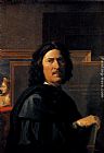 Nicolas Poussin Canvas Paintings - Self-Portrait